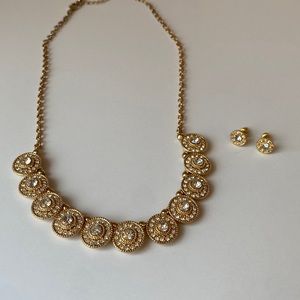 Statement Necklace and Matching Earring Set